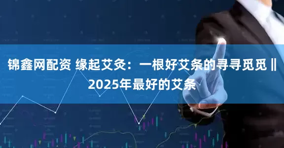 锦鑫网配资 缘起艾灸：一根好艾条的寻寻觅觅‖2025年最好的艾条